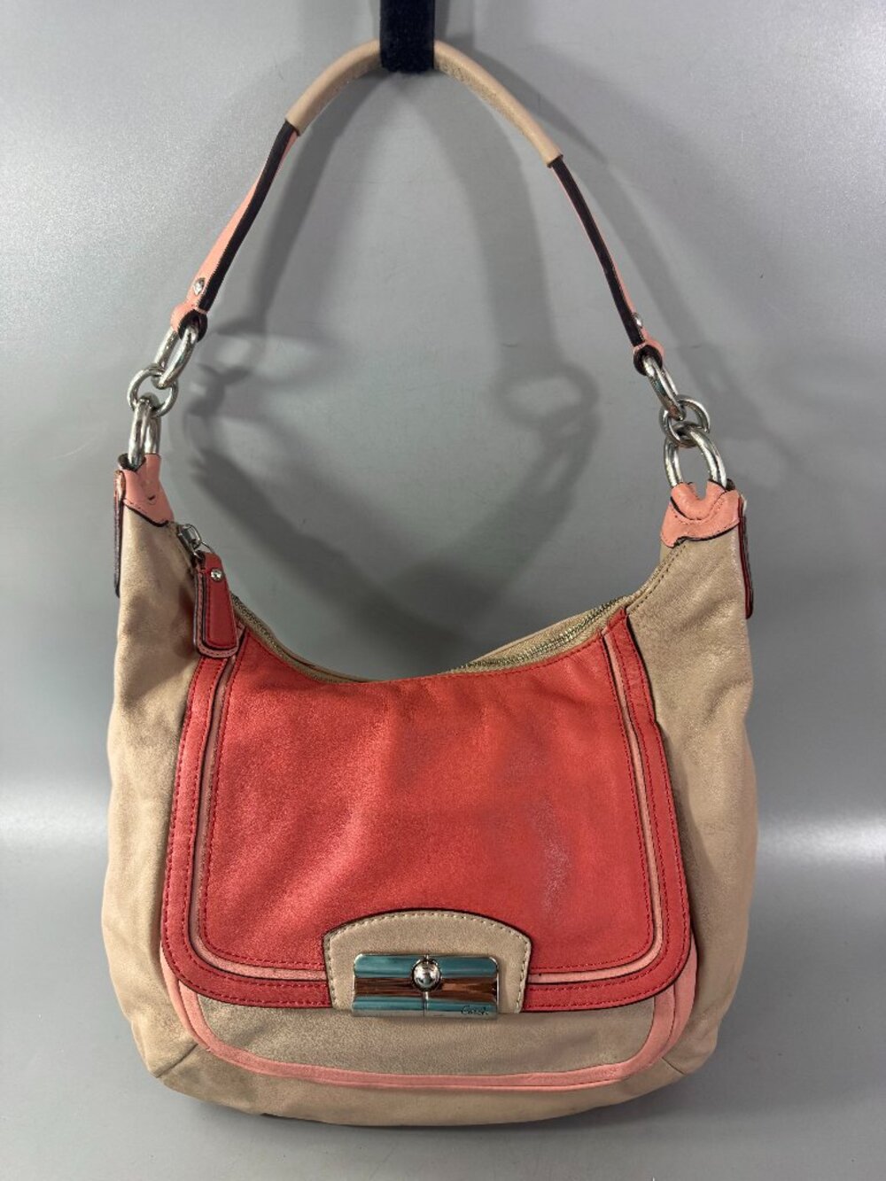 Authentic Coach F22509 Bi-Color Shoulder Bag